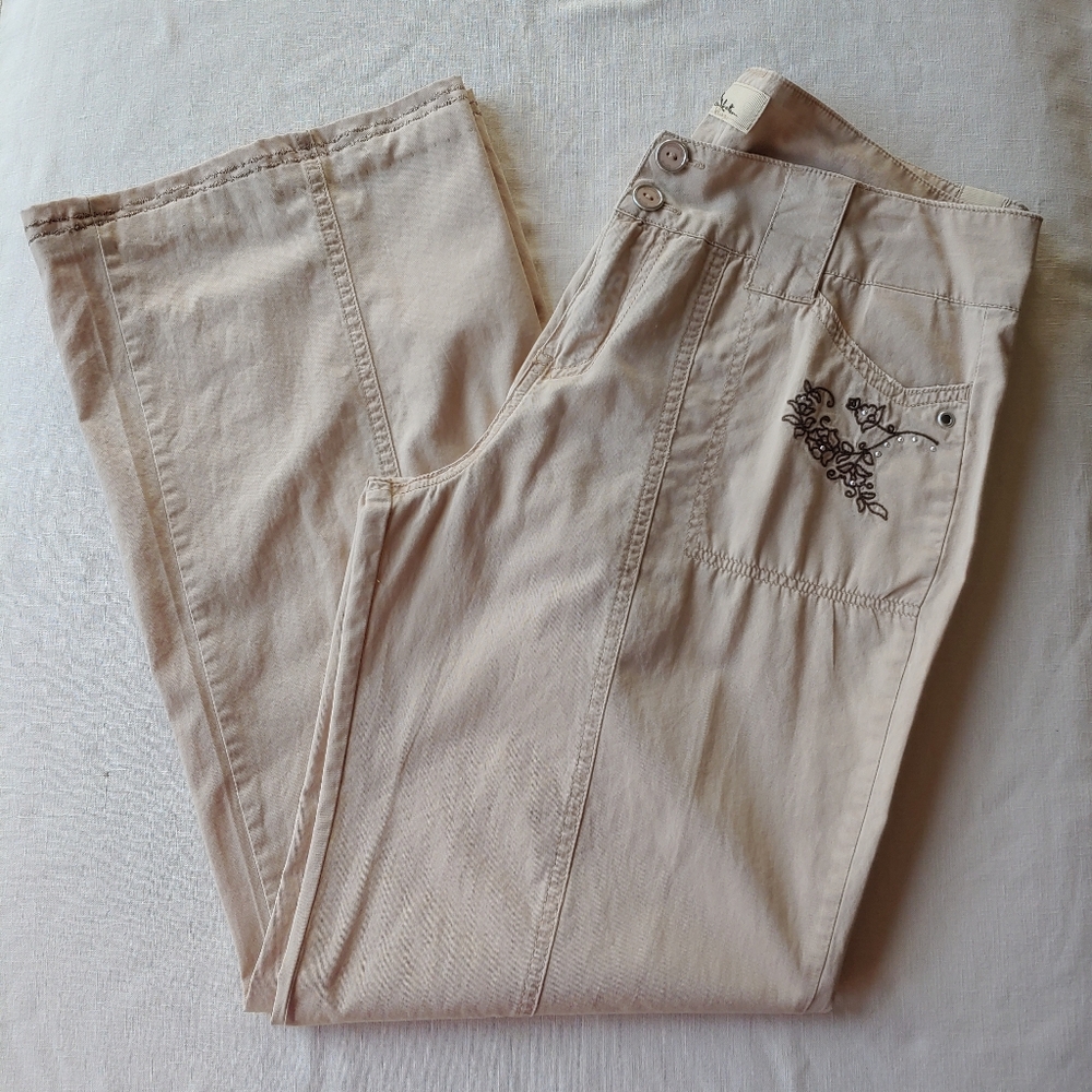 Tan Cargo lightweight pants 10